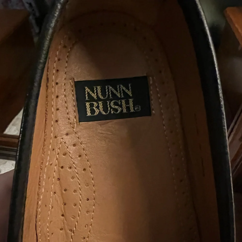 NUNN BUSH Classic Keaton Kittle Tassel Leather Loafers Dress Shoes Black Sz‎ 8.5
